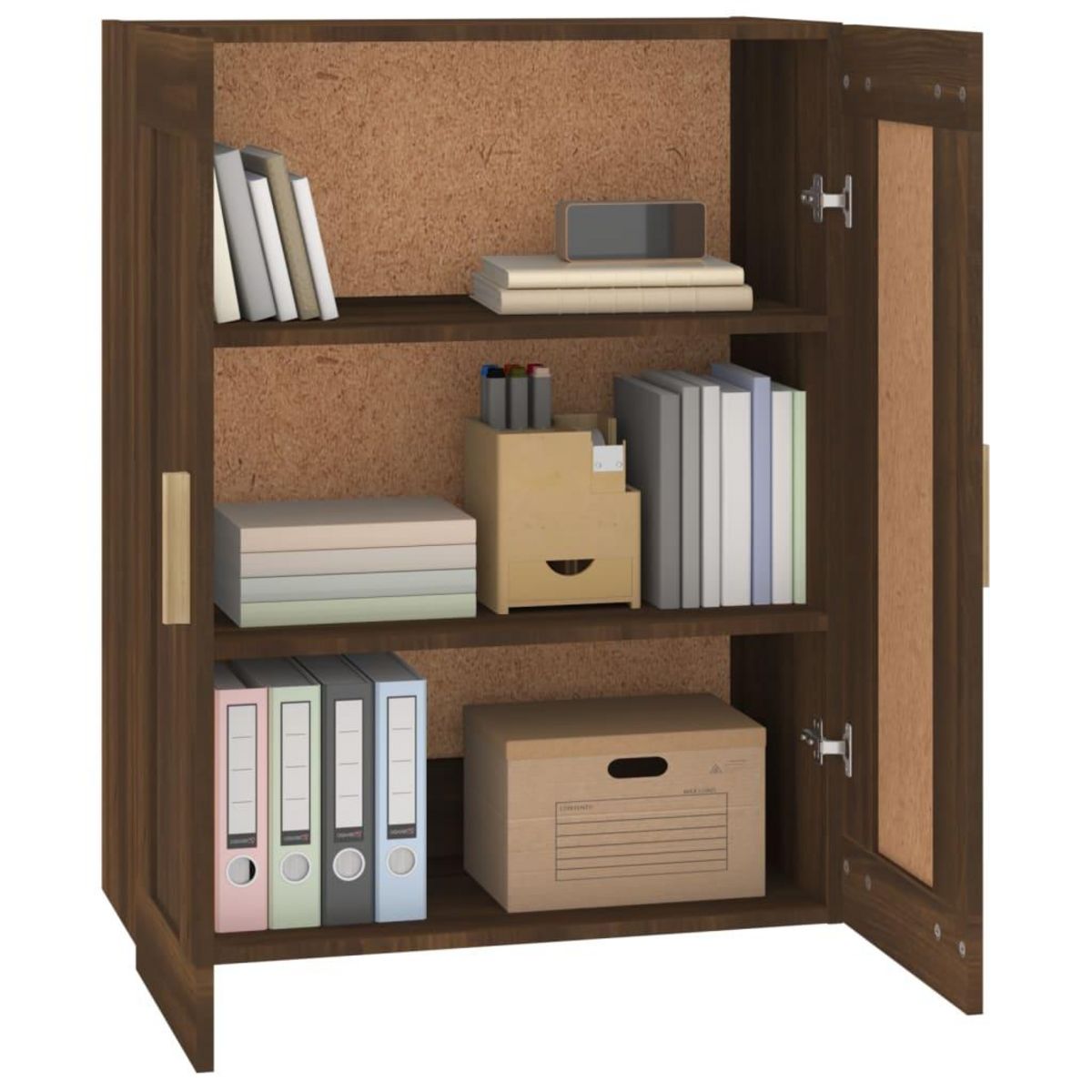 VIDAXL Armoire murale chene marron 69,5x32,5x90 cm bois ingenierie