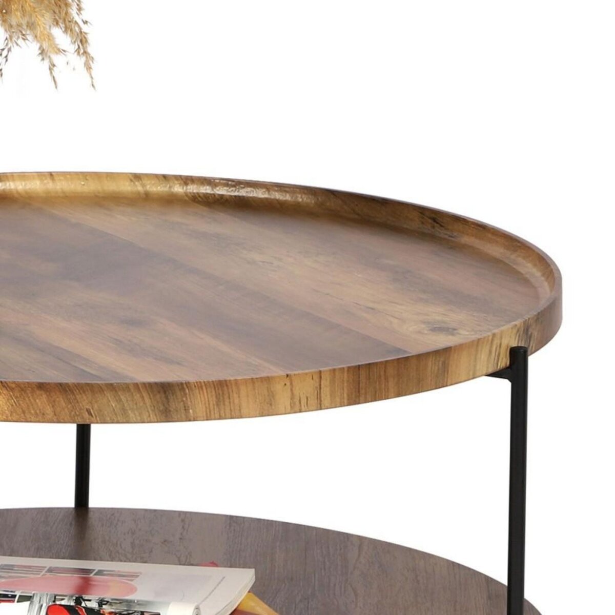 FORNORD Table basse 2 niveaux JOYA