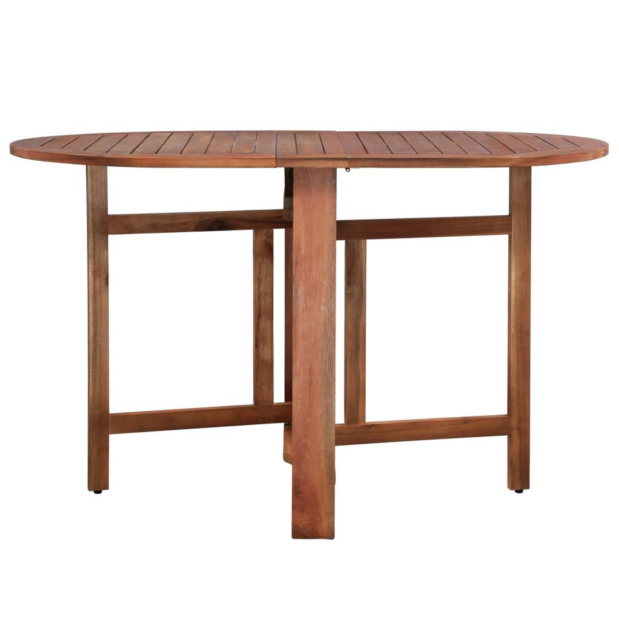 Voir la diapositive 3 : VIDAXL Table de jardin 120x70x74 cm bois d'acacia massif