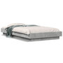 Voir la diapositive 2 : VIDAXL Cadre de lit sans matelas gris beton 75x190 cm