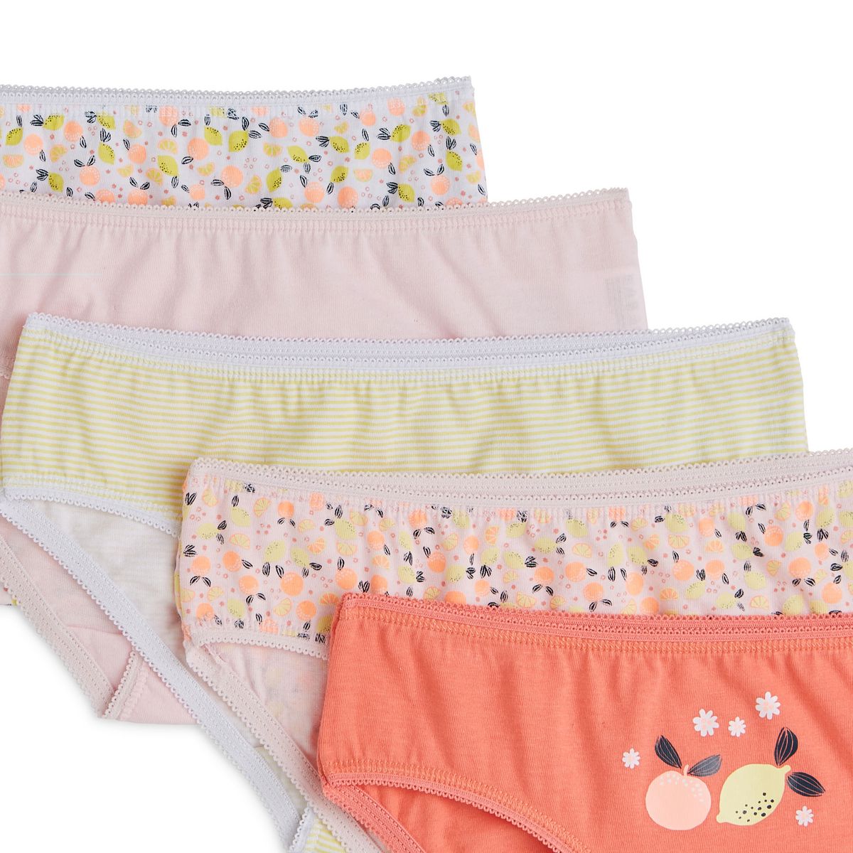 IN EXTENSO Lot de 5 culottes fille