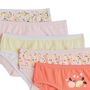 Voir la diapositive 2 : IN EXTENSO Lot de 5 culottes fille