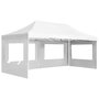 Voir la diapositive 2 : VIDAXL Tente de reception pliable avec parois Aluminium 6 x 3 m Blanc