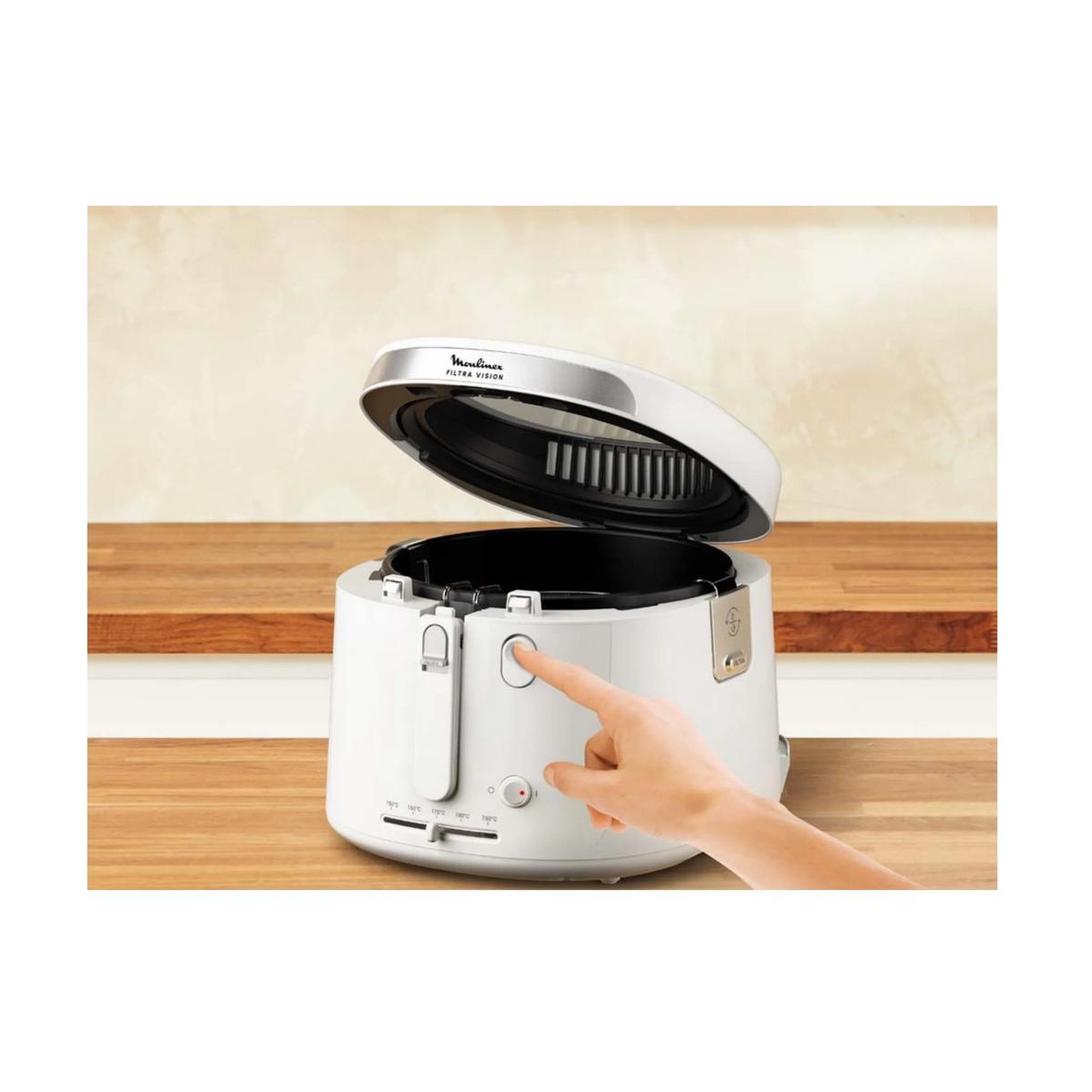 Voir la diapositive 4 : MOULINEX Friteuse 2.1l 1900w blanc - af2541e0