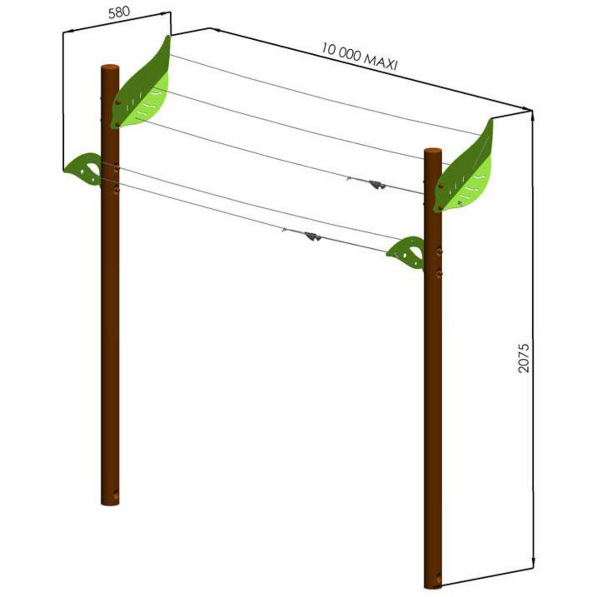 Etendoir Exterieur contemporain