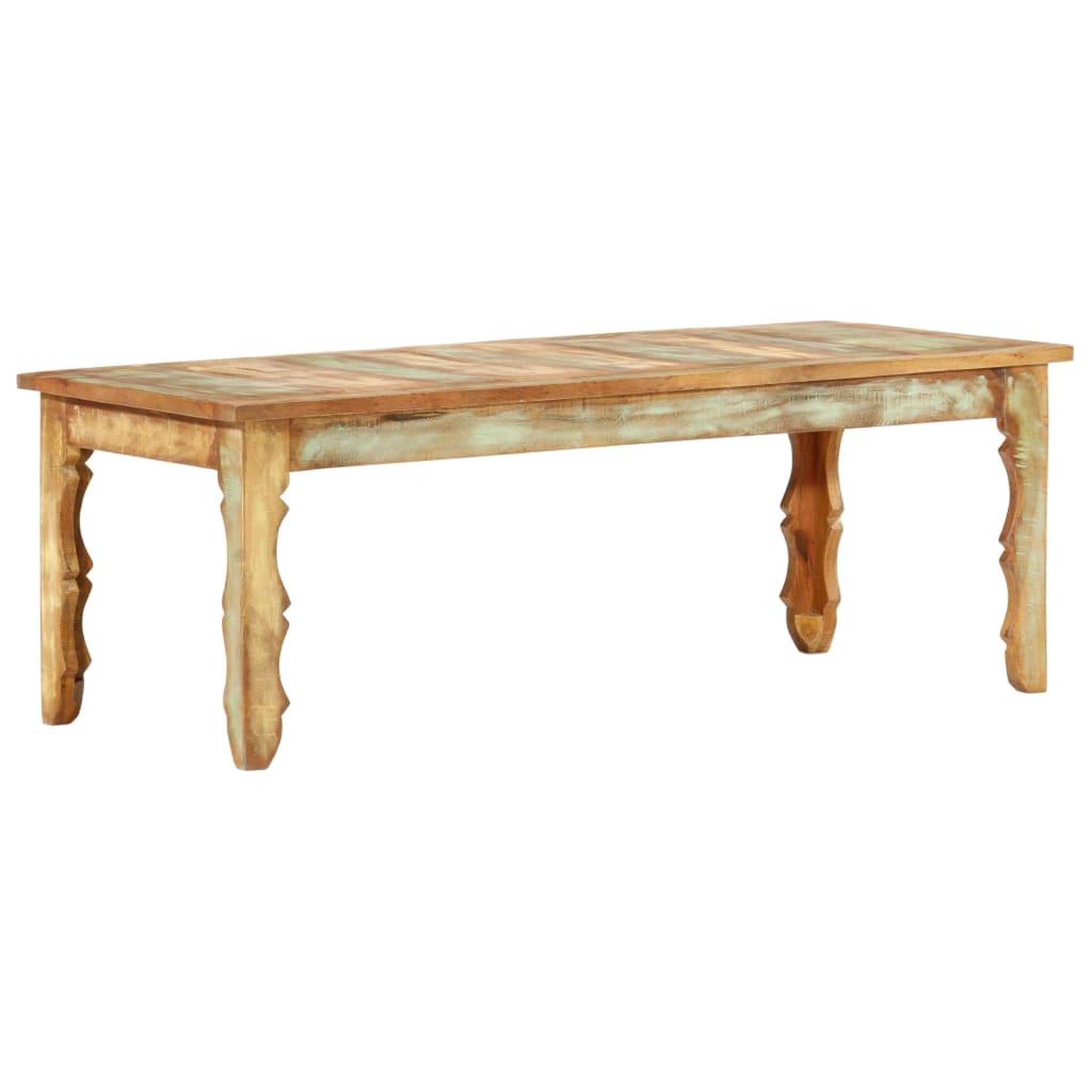Voir la diapositive 5 : VIDAXL Table basse 110x50x40 cm Bois de recuperation solide