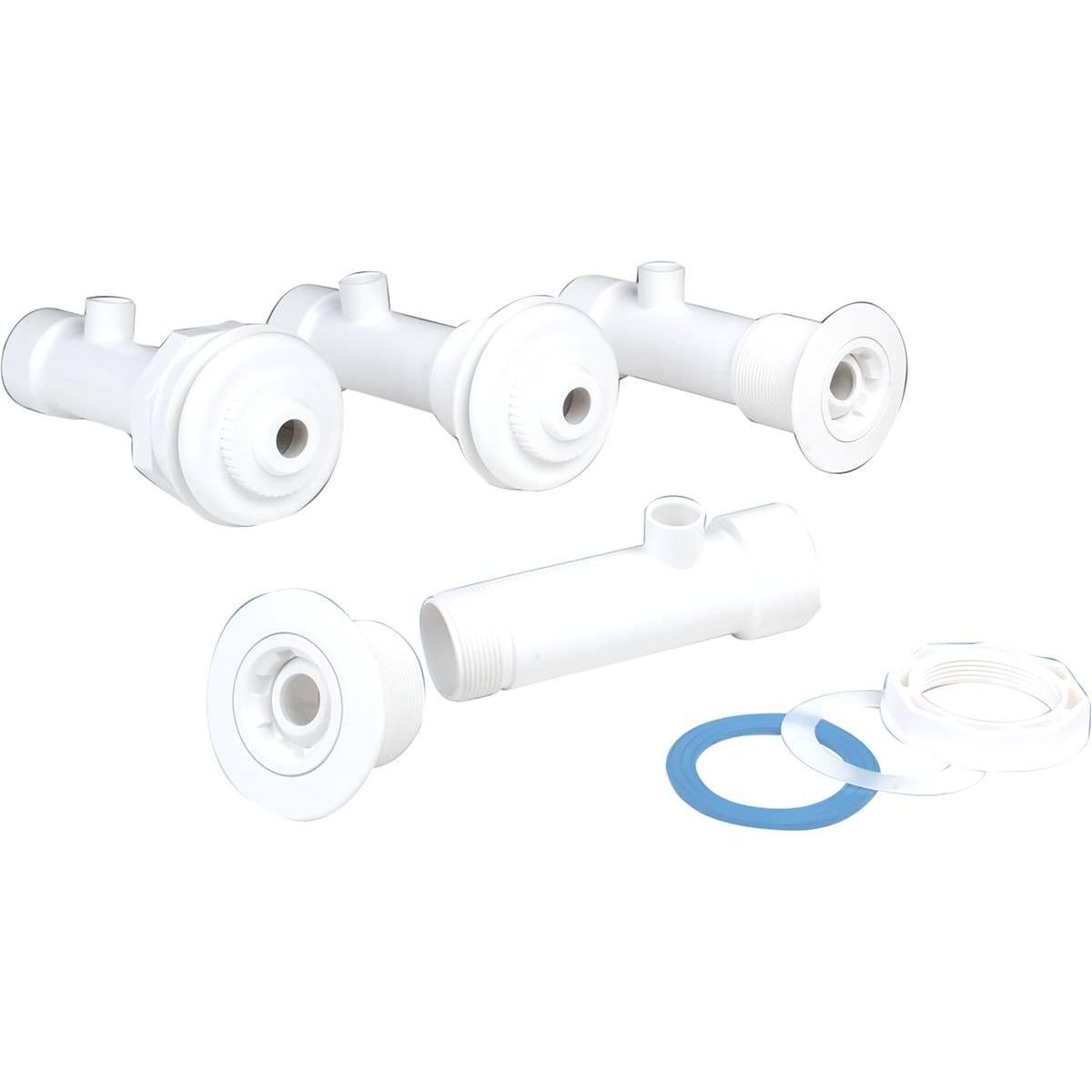Habitat et Jardin Kit hydromassage pour piscine liner - 19 cm - Blanc