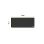 Voir la diapositive 4 : PORT DESIGNS Tapis de souris Port Designs Tapis de souris bureautique professionnel antiderapant XL 70 X 30 cm noir