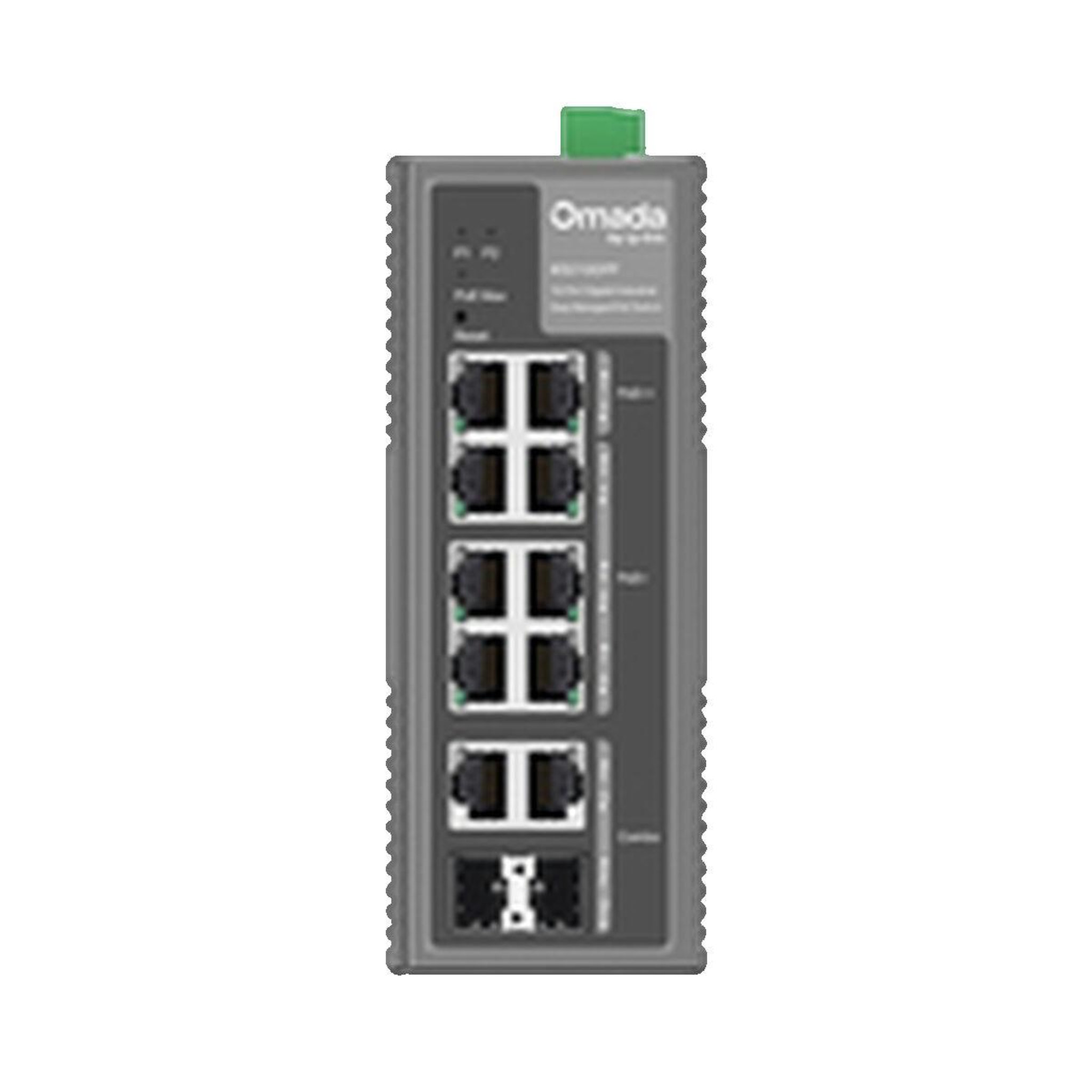 Voir la diapositive 2 : TP-LINK Switch industriel TP-Link Omada IES210GPP métal