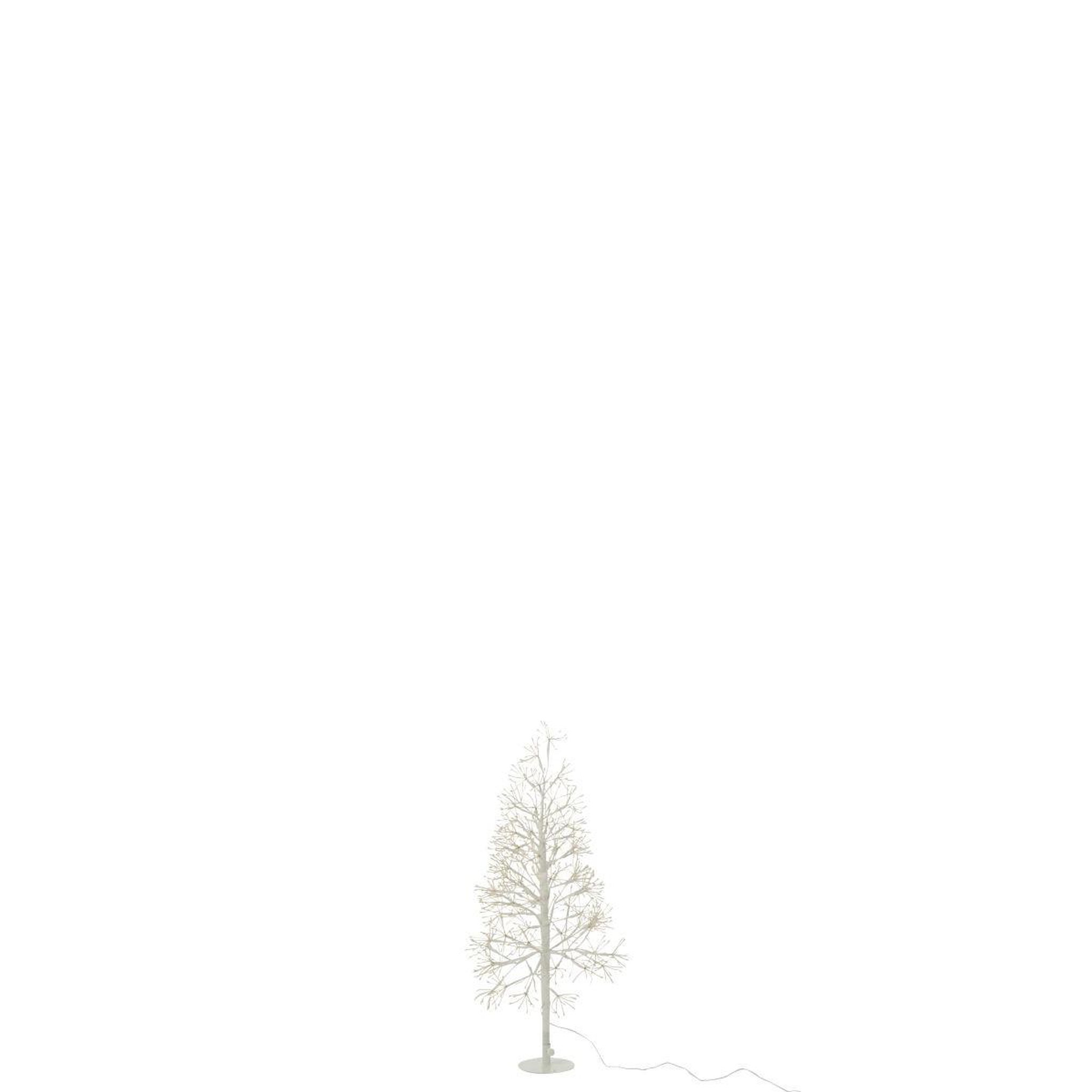 Voir la diapositive 4 : J-LINE Sapin à led en métal  grady  80cm blanc