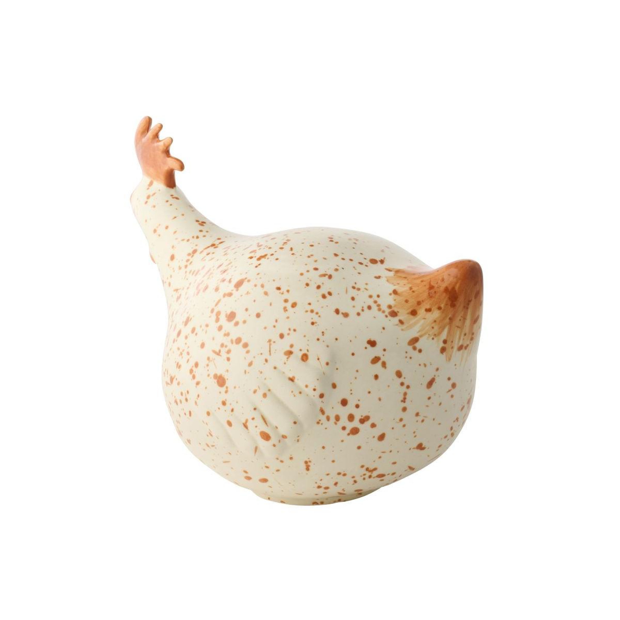 Voir la diapositive 2 : J-LINE Statuette coque en céramique  garth  32cm blanc