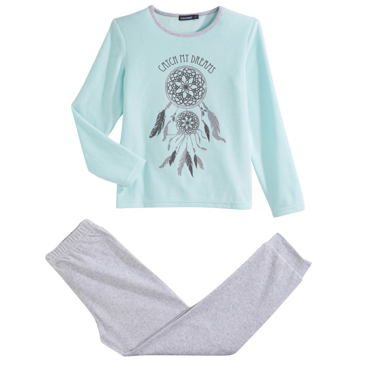 INEXTENSO Pyjama velours manches longues fille 