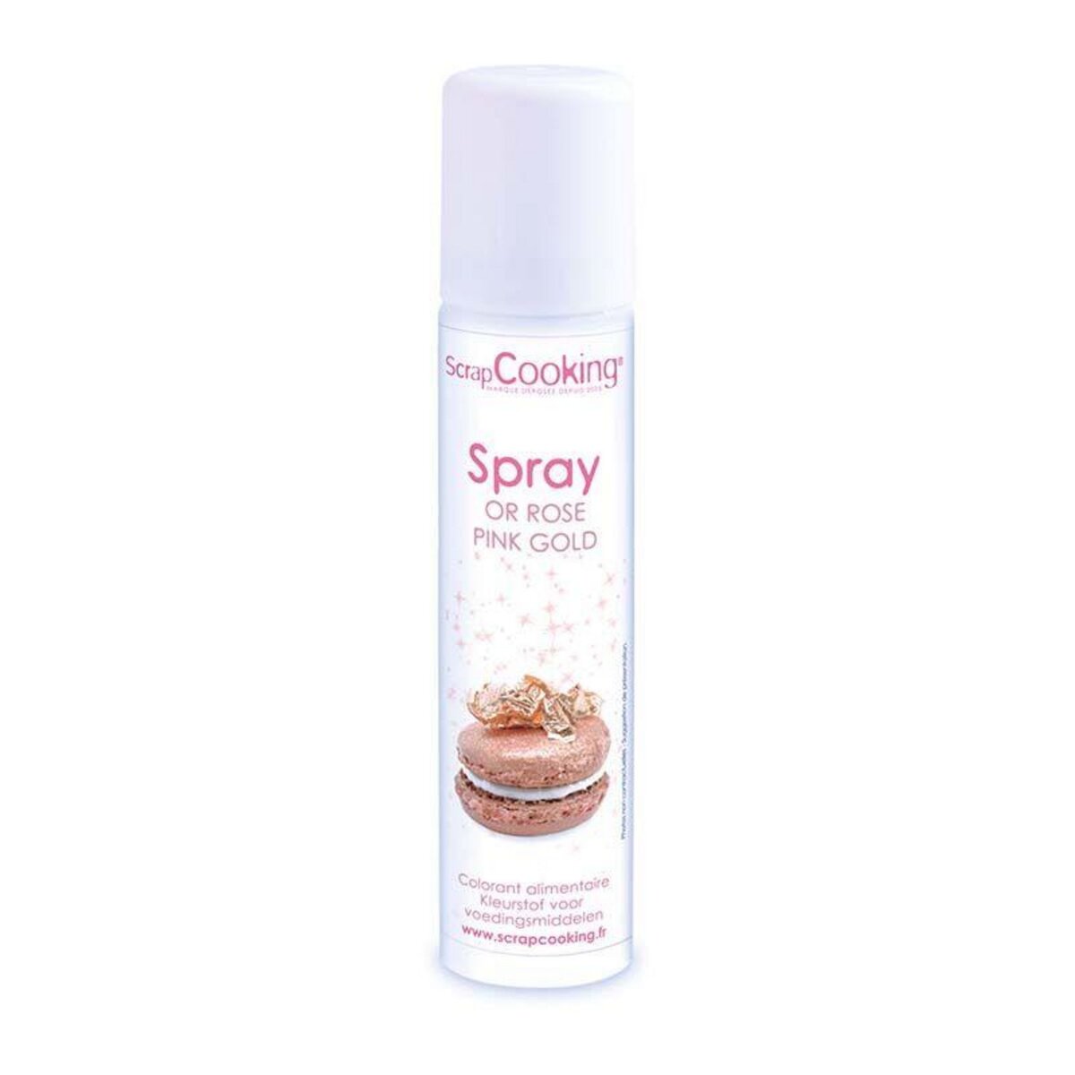 Spray colorant effet velours rose Ancel