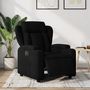 Voir la diapositive 1 : VIDAXL Fauteuil inclinable electrique Noir Tissu