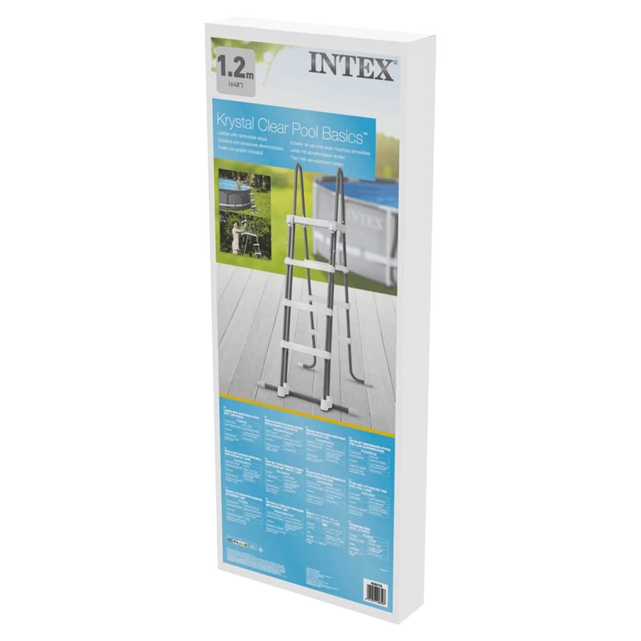 Voir la diapositive 5 : INTEX Echelle de piscine de sécurité 122 cm - Intex