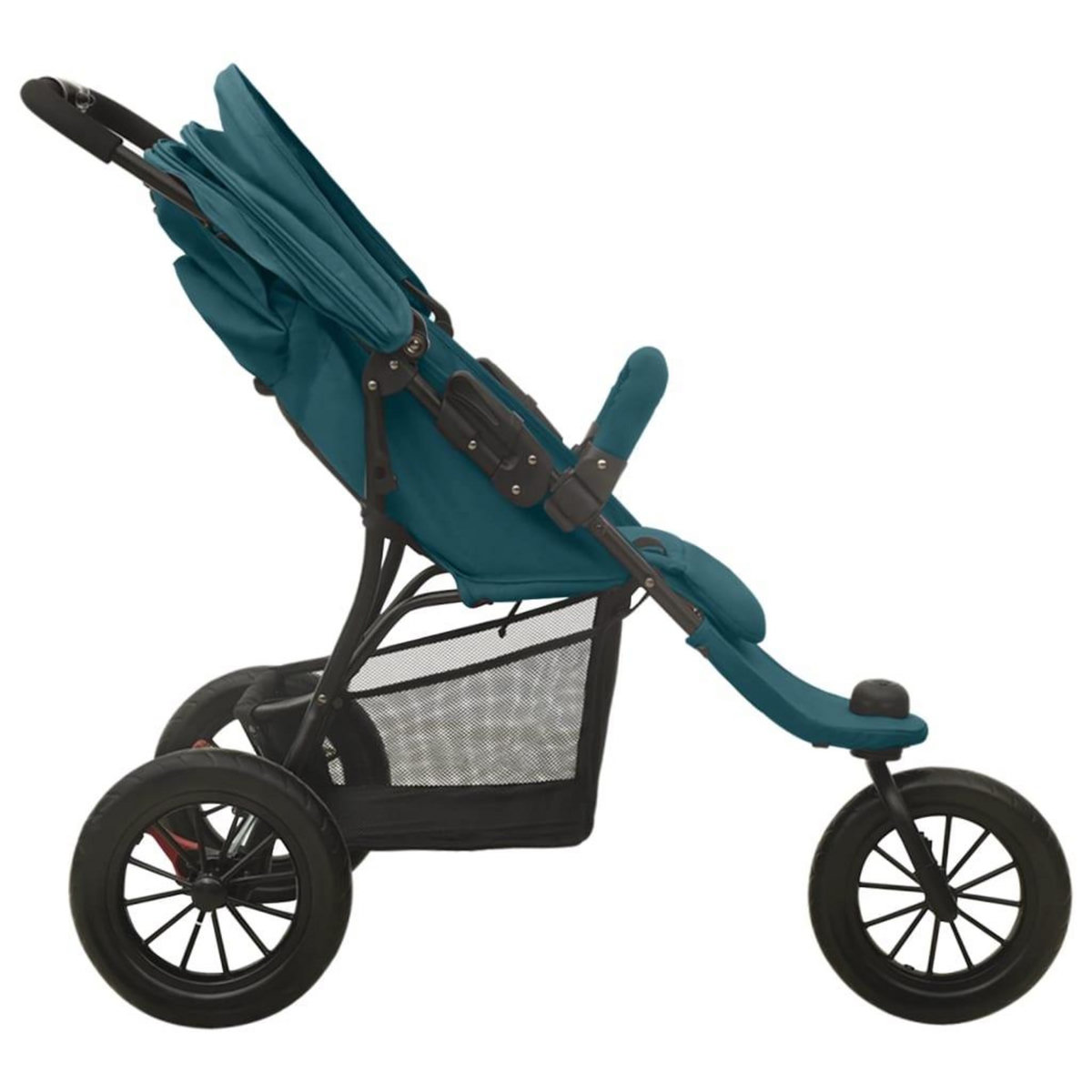 VIDAXL Poussette pour bebe Vert Acier