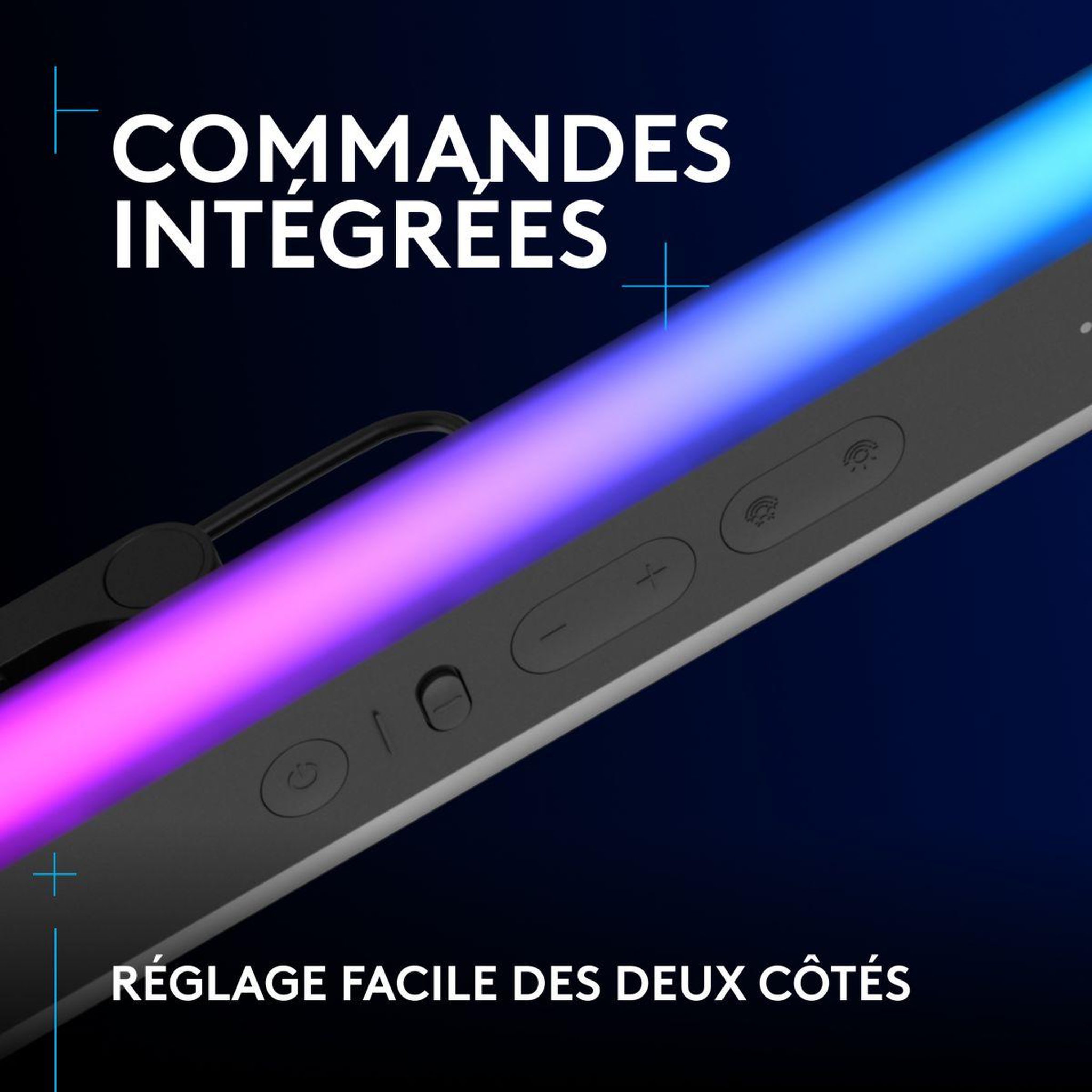 Voir la diapositive 4 : Logitech Lampe LED LITRA BEAM LX Barre de lumière