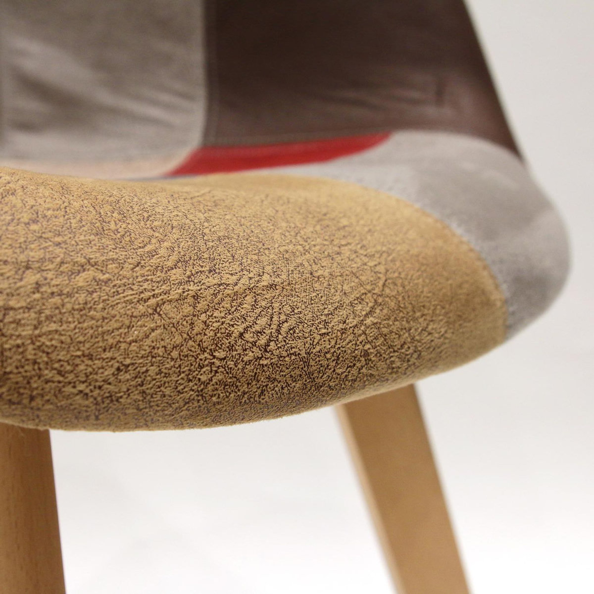 The Home Deco Factory 2 Fauteuils design scandinave Patchwork