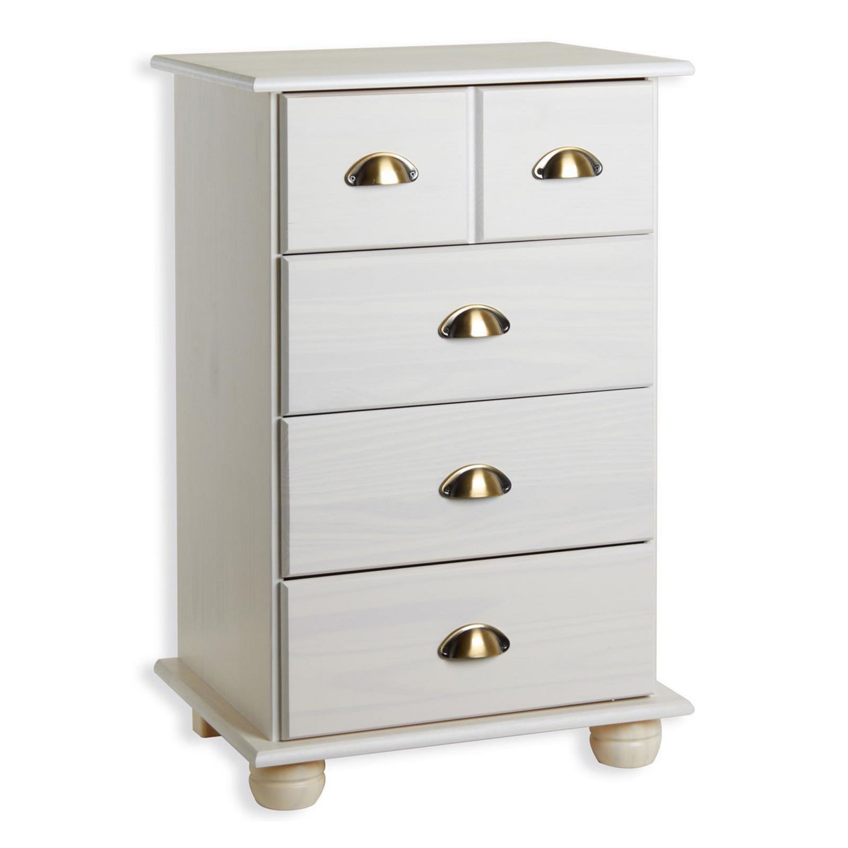 IDIMEX Commode apothicaire COLMAR en pin massif, 4 tiroirs