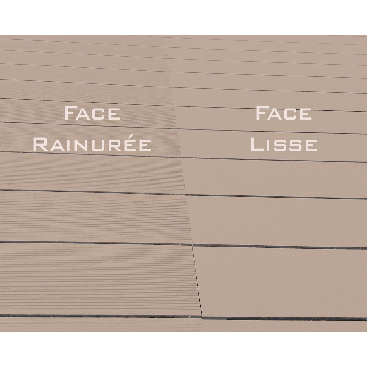 GREEN OUTSIDE Pack Lame de terrasse alvéolaire 