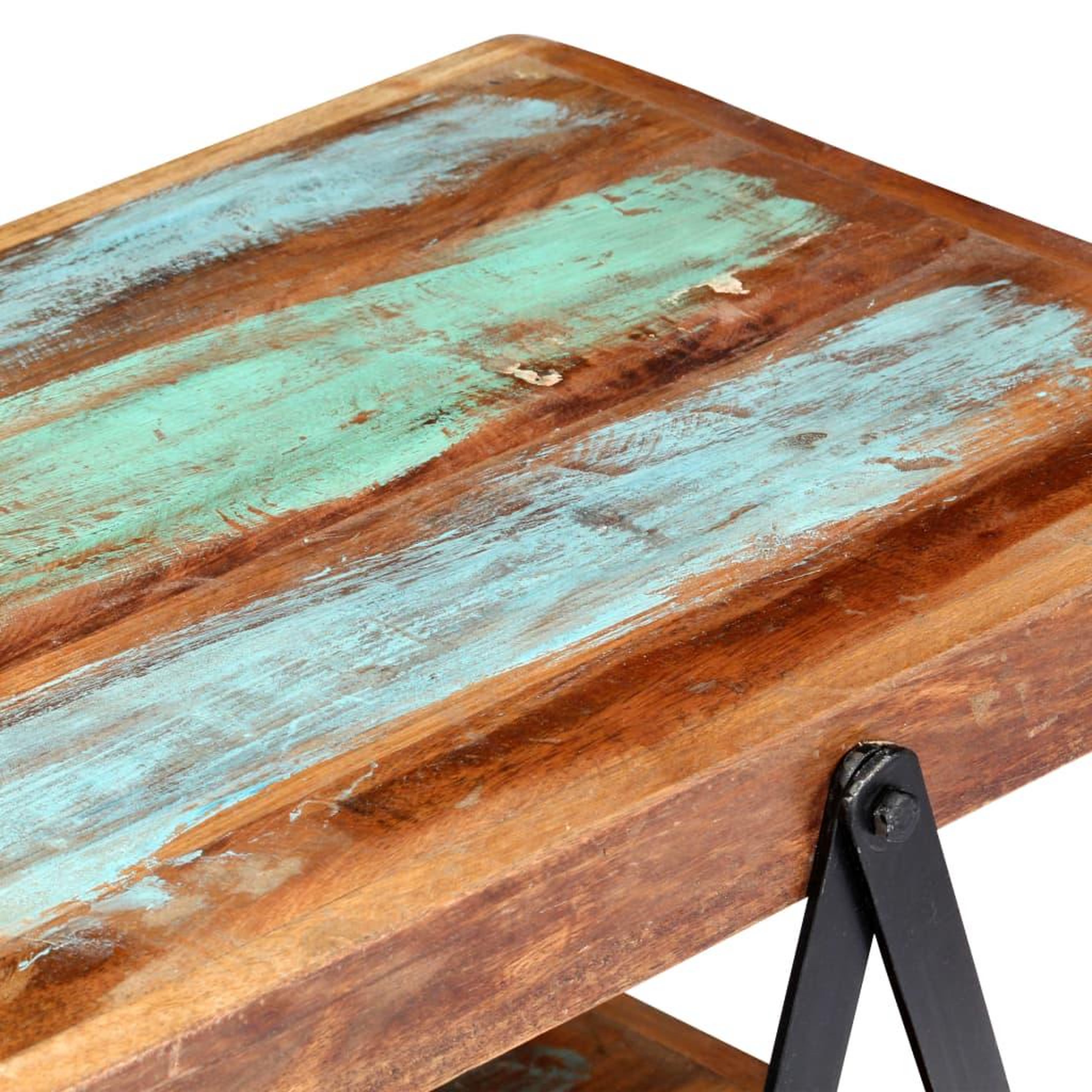 Voir la diapositive 4 : VIDAXL Meuble TV 160x40x50 cm Bois de recuperation massif
