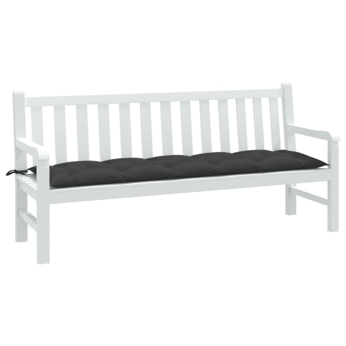 VIDAXL Coussin de banc de jardin anthracite melange 180x50x7 cm tissu