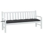 VIDAXL Coussin de banc de jardin anthracite melange 180x50x7 cm tissu