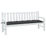 Voir la diapositive 1 : VIDAXL Coussin de banc de jardin anthracite melange 180x50x7 cm tissu