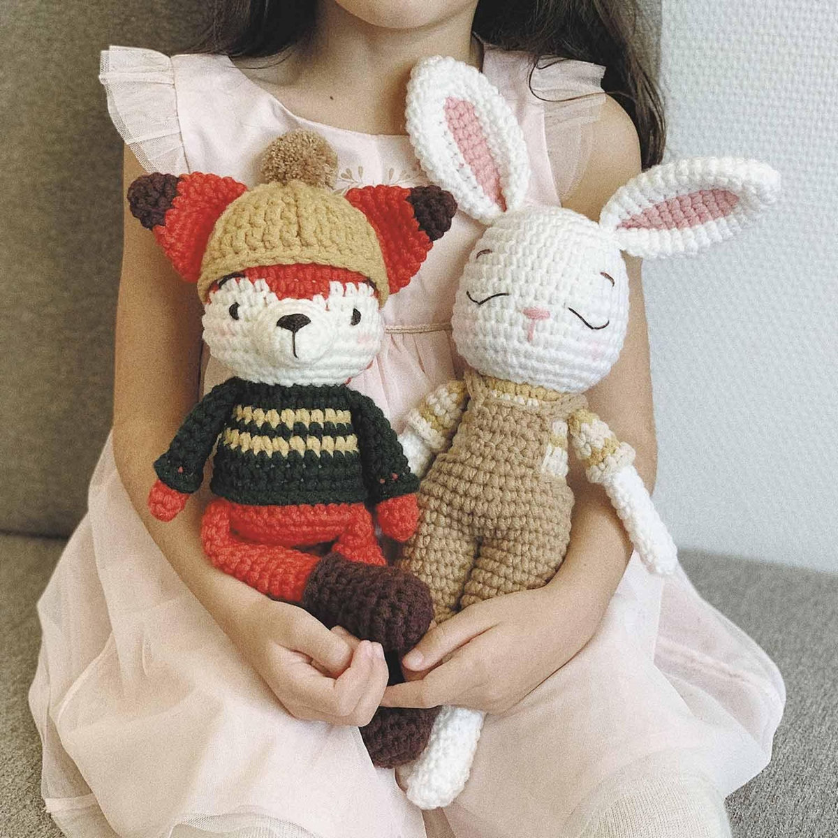 Graine créative Ma peluche Amigurumi lapin en crochet