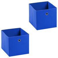 Compo tiroir de rangement - tissu - 27x27x28 cm - bleu foncé TBD