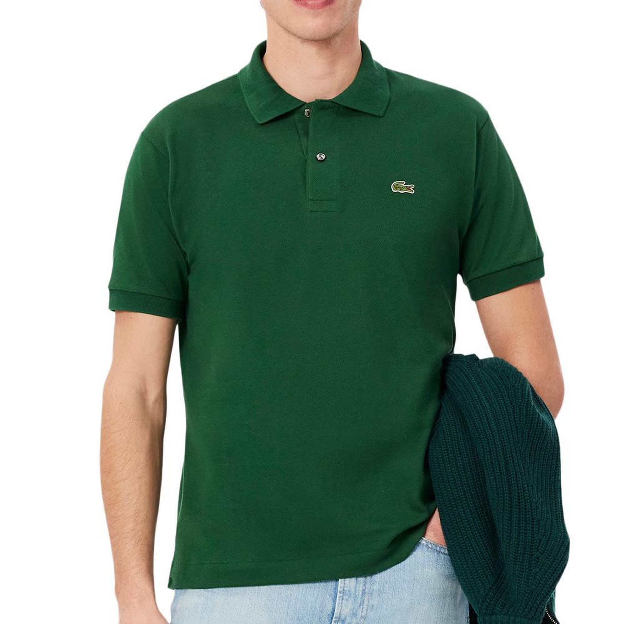 Lacoste Polo  Forêt Homme Lacoste L1212. Coloris disponibles : Vert