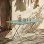 Voir la diapositive 5 : SWEEEK Table de jardin bistrot pliable - Emilia rectangle - Table rectangle 110x70cm en acier thermolaqué