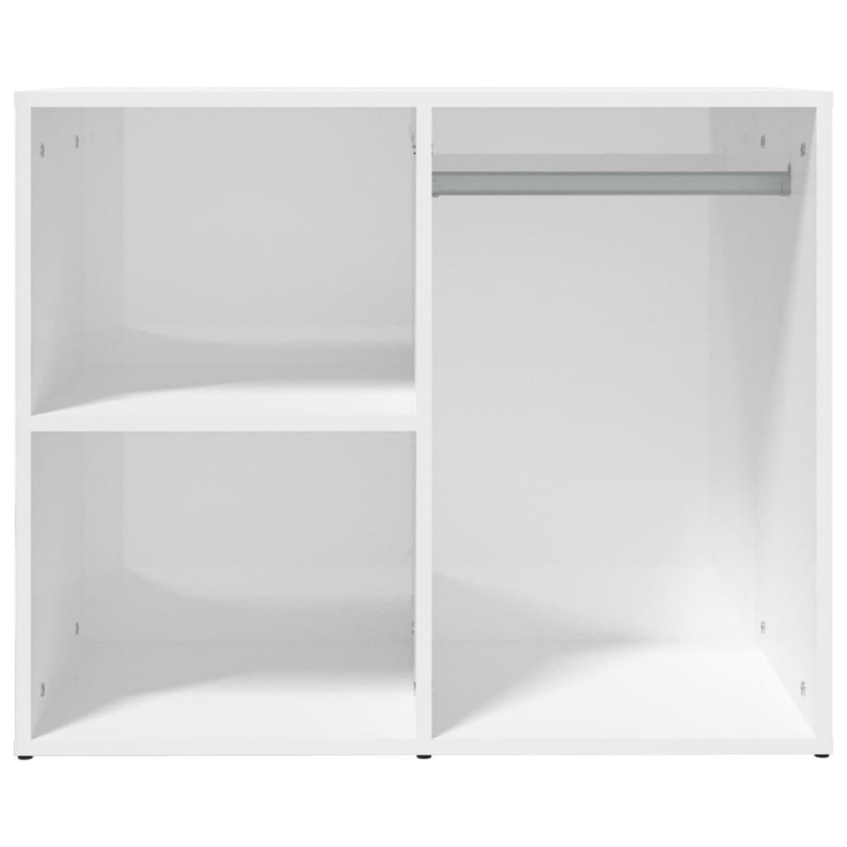 VIDAXL Armoire de dressing Blanc brillant 80x40x65cm Bois d'ingenierie