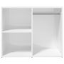 Voir la diapositive 3 : VIDAXL Armoire de dressing Blanc brillant 80x40x65cm Bois d'ingenierie