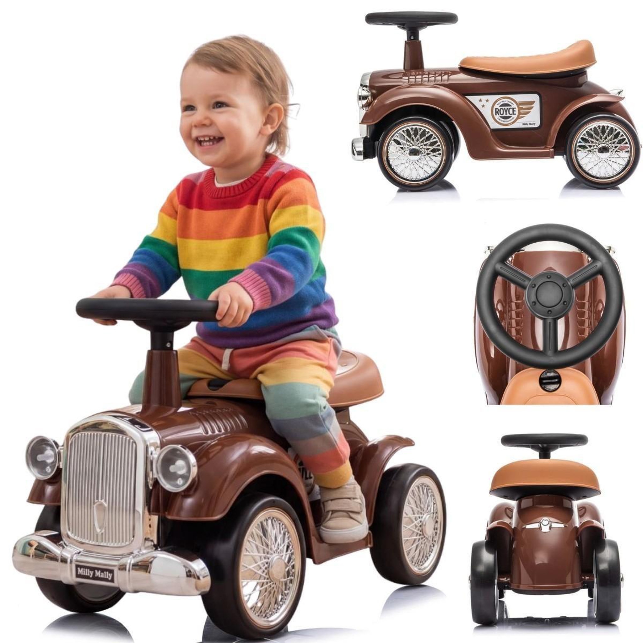 MILLY MALLY Porteur  royce choco - style rétro
