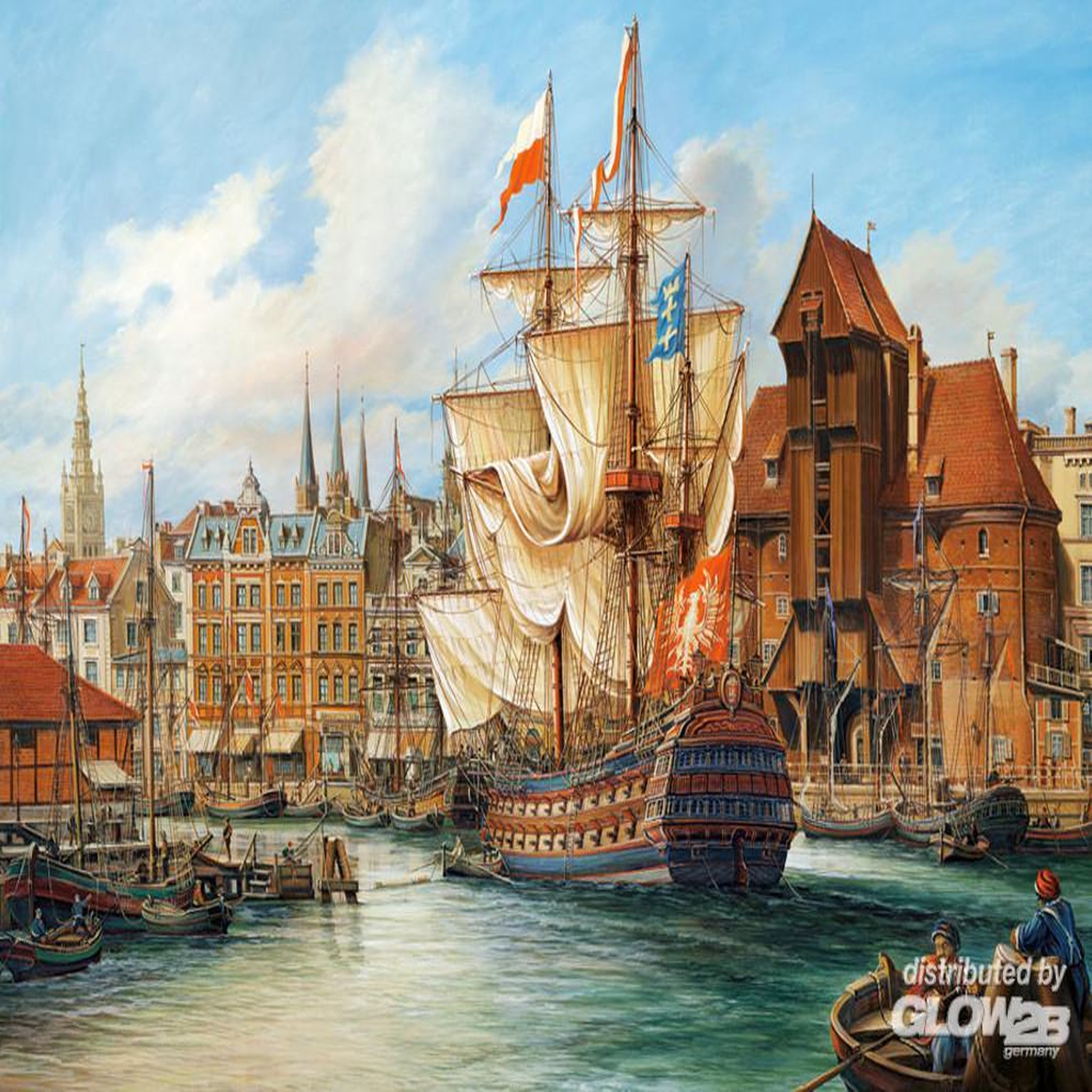 Voir la diapositive 3 : Castorland Puzzle 1000 pièces : Le port de Gdansk, Pologne