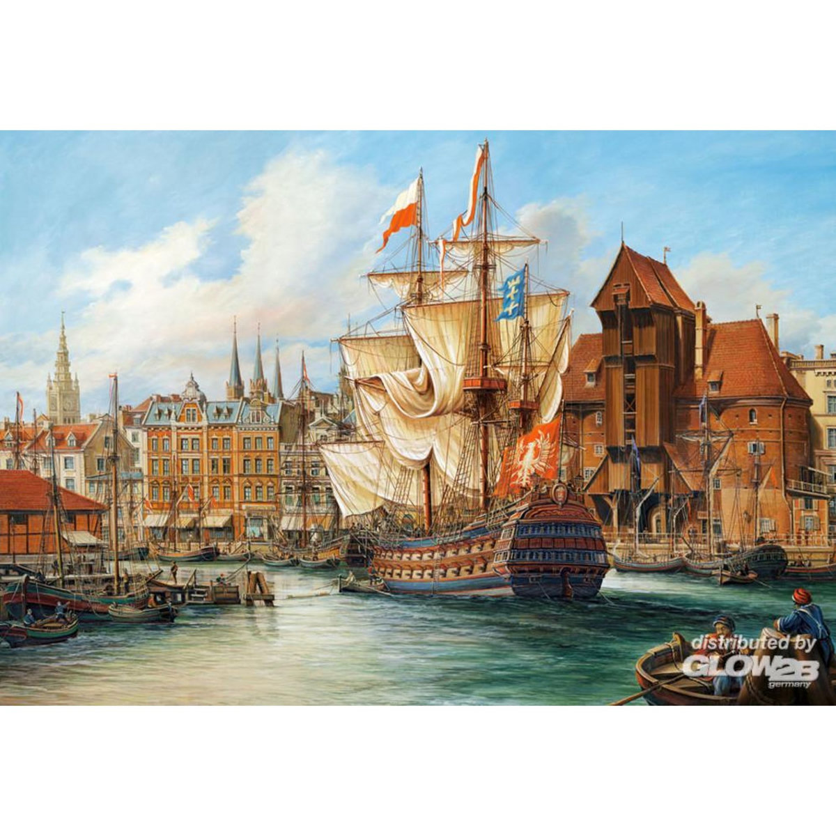 Castorland Puzzle 1000 pièces : Le port de Gdansk, Pologne