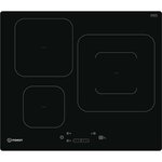 Indesit Table de cuisson induction 60cm 3 feux 7200w noir - is33q60ne