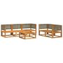 Voir la diapositive 3 : VIDAXL Salon de jardin avec coussins 6 pcs bois d'acacia solide