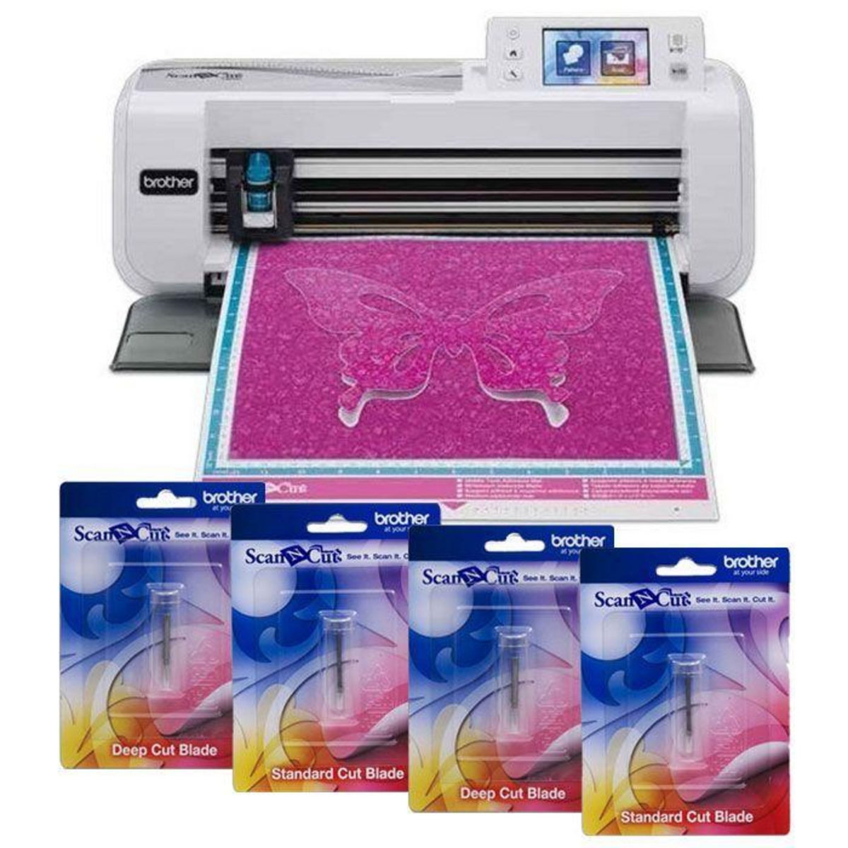Brother Machine de découpe ScanNCut CM300 + 2 lames standard + 2 lames profondes