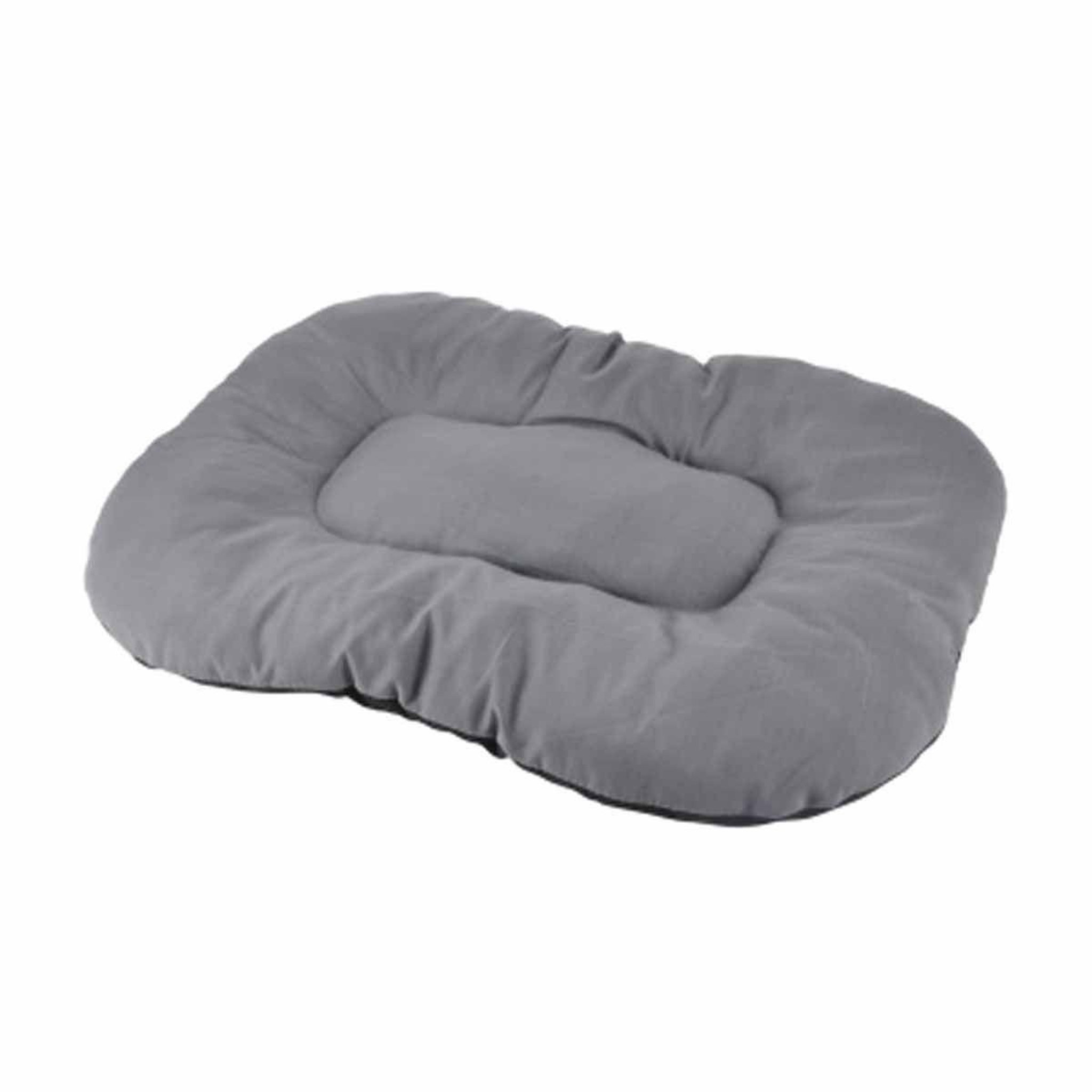 HOMEA Coussin pour chien & chat  polycoton  77cm gris