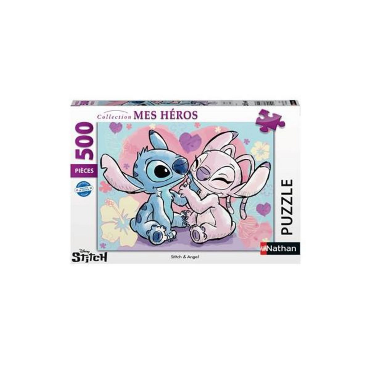 Nathan Puzzle 500 pièces Nathan Stitch & Angel Disney