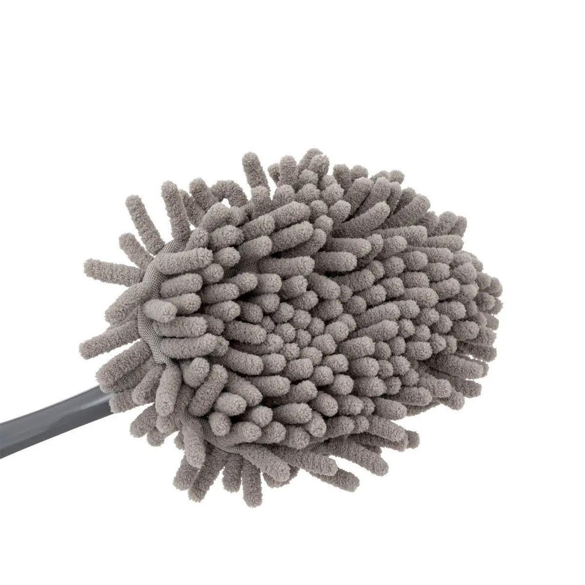 Voir la diapositive 2 : FIVE Mini plumeau  microfibre  36cm gris & argent