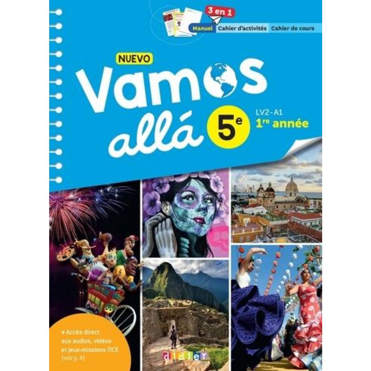 ESPAGNOL 5E LV2-A1 1RE ANNEE NUEVO VAMOS ALLA. EDITION 2022, Hérard Arnaud