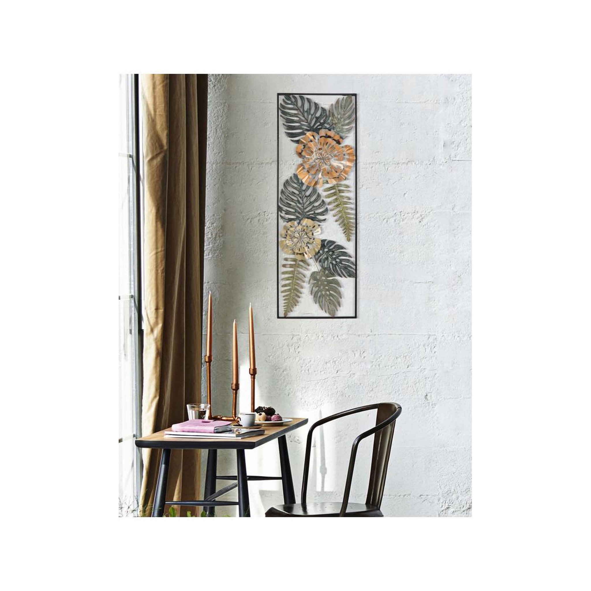 Voir la diapositive 6 : Paris Prix Décoration murale encadrée en métal  too  88cm multicolore
