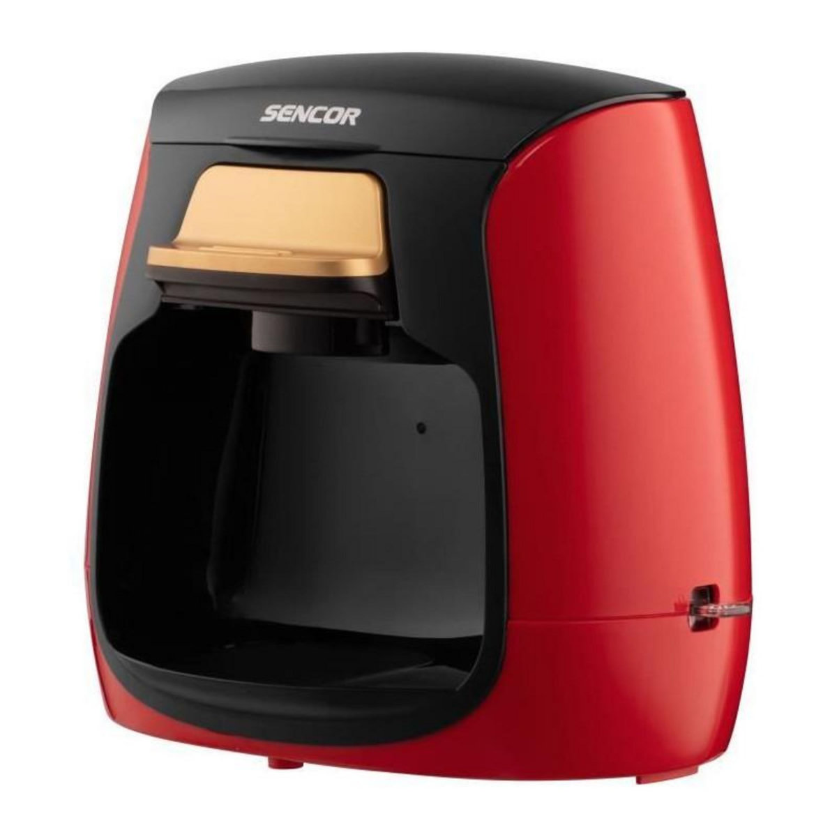 SENCO Machine a café - SENCOR - SCE 2101RD - 0,3 L - 500 W - 2 tasses incluses - Rouge