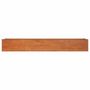 Voir la diapositive 4 : VIDAXL Lit sureleve de jardin rouille 320x80x45 cm acier corten