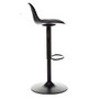 Voir la diapositive 5 :  Lot de 2 Chaises de Bar Design  Aiko  103cm Noir
