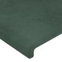 Voir la diapositive 4 : VIDAXL Tete de lit Vert fonce 100x5x78/88 cm Velours