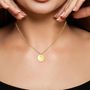 Voir la diapositive 2 : SC BOHEME Collier astrologie  Balance  SC Bohème orné de Cristaux scintillants en Acier Finement doré
